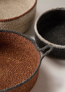 Handmade Braided Seagrass <b>Tray</b> Set <b>Round</b> Nesting Basket Handmade Sustainable <b>Table</b> Organizer Wholesale Bulk Supplier Home Decor - Product Image 5