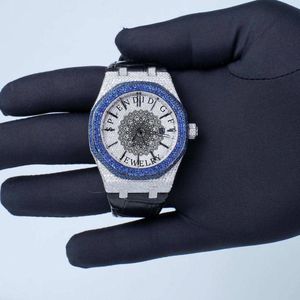 Splendid Gift Jewelry Luxury Diamond <b>Watch</b> <b>Case</b> Silver Analog Sapphire Crystal ETA Quartz Movement Leather Band 28mm 10m Water - Product Image 2