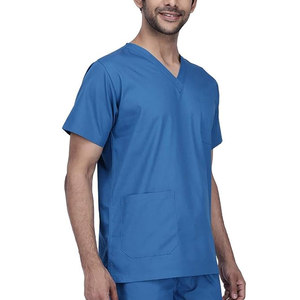 Durable and Comfortable Material Made Men Nursing <b>Scrubs</b> <b>Set</b> New Style Hospital Wear Nursing <b>Scrub</b> <b>Set</b> In Low MOQ - Product Image 4