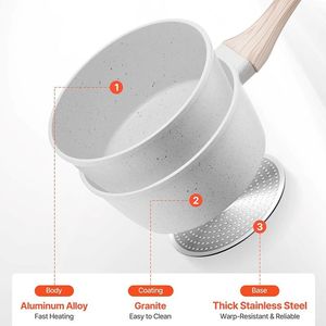 Piccola Pentola Multiuso con Manico per Cucina, Strumento Essenziale per la Cucina - Product Image 6