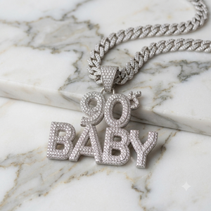 Joyería Hip Hop para Hombre, Colgante Personalizado con Letra o Número Inicial, Chapado en Oro de Plata 925 con Moissanita, Regalo para Ocasiones Especiales - Product Image 5