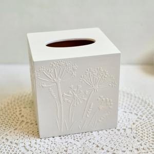 Caja de pañuelos de madera estampada especial para festividades, caja de pañuelos de madera festiva con estampado navideño para embalaje al por mayor, estuche/soporte. - Product Image 5