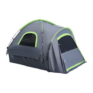 Tenda da campeggio impermeabile in PU 2000mm per 2-3 persone, tenda da letto doppia per cassone camion 5.0-5.2 ft, tenda per pickup, copertura per auto - Product Image 1