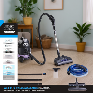 เครื่องดูดฝุ่นแบบเปียกและแห้ง ไม่ใช้ถุงกรองน้ำ กำจัดขนสัตว์เลี้ยง - Product Image 3