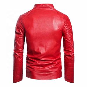 2023 Professional High Quality <b>Light</b> Weight Best Design Customized Logo Printing Windproof <b>Waterproof</b> <b>Men</b> Leather <b>Jacket</b> - Product Image 3