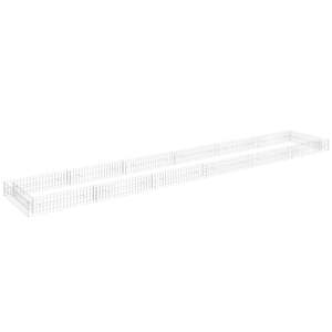 Jardinera Elevada Extra Grande de Acero Galvanizado Plateado para Jardines, Invernaderos y Habitaciones - Product Image 1