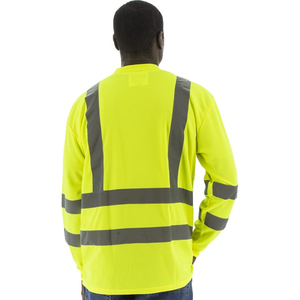 Customizable Hi Vis Winter Workwear <b>Shirt</b> High-Visibility <b>Flame</b>-Resistant Safety Industrial Breathable Eco-Friendly Men's - Product Image 2