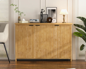 Armoire haute en bois de style farmhouse, meuble en bois antique, décoration intérieure, armoires de rangement avec portes et tiroirs - Product Image 1