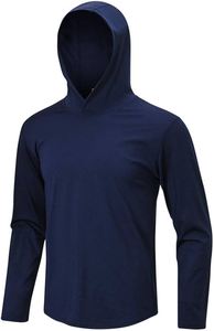Sweat-shirt de sport à capuche pour homme, décontracté, à manches longues, coupe ajustée, taille slim, idéal pour la course à pied et la gym - Collection Automne - Product Image 3