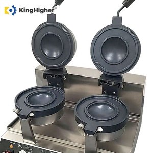 Điện kép đầu UFO Burger Maker Máy tùy chỉnh logo 110V 220V thương mại thép không gỉ UFO Burger Waffle maker thương mại - Product Image 3