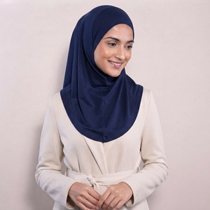 Luxury Hijab Scarf Printed Design Soft <b>Silk</b> Feel <b>Head</b> <b>Wrap</b> Shawl OEM ODM Manufacturer Private Label - Product Image 3