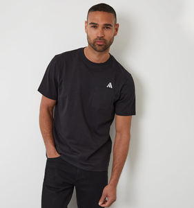 Wholesale 100% Cotton Round Neck Custom Puff Print T Shirt Blank Heavyweight <b>Tshirts</b> for Men's T-Shirt - Product Image 1