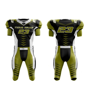 Ensemble d'uniformes de football américain conçu pour des performances d'élite, maillot anti-transpiration, pantalon rembourré, tenue de sport d'équipe professionnelle - Product Image 2