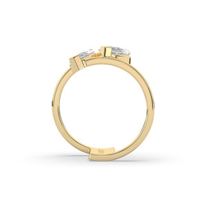 Bague légère de style unique avec diamant cultivé en laboratoire de 2,50 carats - Product Image 4