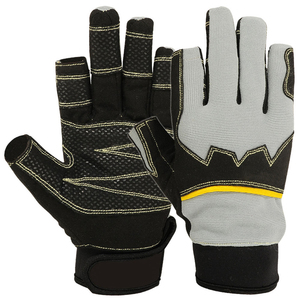 Gants de navigation professionnels en cuir synthétique avec une adhérence haute performance et un confort ultime pour les longues journées sur l'eau - Product Image 5