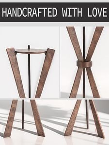 AXIS Candle Stand Antique Copper Finish Luxury Gold Metal Candle Holders for Home Decor Living Room Gifting - Product Image 2