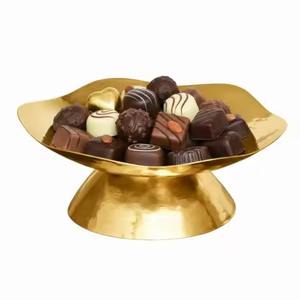 Elegante Tazón de Metal para Chocolate, Tazón de Acero Inoxidable para Servir Dulces, Frutos Secos y Bocadillos - Product Image 1