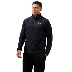 Chaqueta de Forro Polar para Hombre con Cierre de Cremallera, Manga Larga, Térmica, para Entrenamiento, Gimnasio, Deporte al Aire Libre - Product Image 1