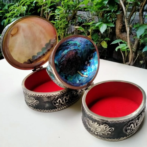 <b>Abalone</b> <b>Shell</b> Jewelry Box Nautical Decor Polished Seashell Mother of Pearl Vietnam Direct Factory Wholesale - Product Image 4