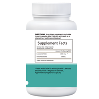 Capsules de supplément NAD+ végétalien haute pureté 1000 mg avec Resvératrol pour améliorer l'énergie cellulaire chez l'adulte