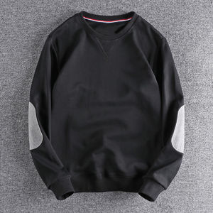 Sweat-shirts à col rond pour hommes en coton épais, impression personnalisée en relief, sweat-shirt unisexe surdimensionné en molleton français - Product Image 4