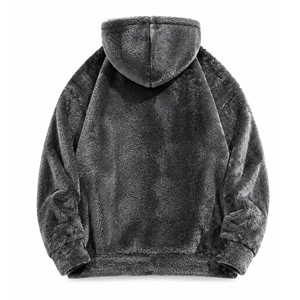 Heavyweight Sherpa Fleece <b>Hoodie</b> <b>for</b> <b>Men</b> Women Relaxed Fit Winter Casual Wear Custom Design Wholesale Manufacturer - Product Image 6