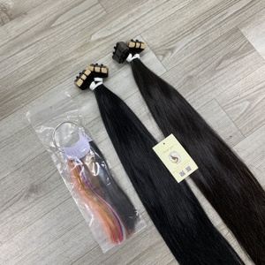 Cabello humano 100% Cabello virgen personalizado Marrón oscuro Recto Extremos gruesos Cinta ins Extensiones de cabello - Product Image 6