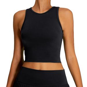 ชุดกระโปรงเทนนิสสองชิ้นพร้อมโลโก้สั่งทำสำหรับผู้หญิง - กระโปรงออกกำลังกายเอวสูงพร้อมสปอร์ตบรา ดีไซน์ระบายอากาศได้ดี - Product Image 4