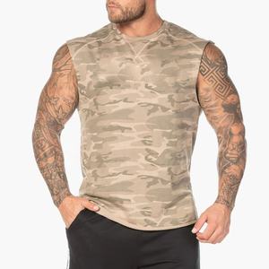 Venta al por mayor 100% algodón gimnasio camiseta sin mangas para los hombres de alta calidad Camisa sin mangas transpirable y de talla grande diseño de gran tamaño - Product Image 4