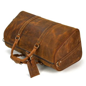 Sacs en cuir faits main sur mesure pour hommes et sacs de voyage et de sport en cuir en gros, sacs de voyage en cuir sur mesure - Product Image 5