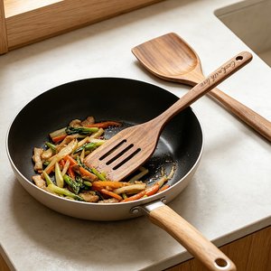 Accessoires de cuisine en teck naturel de haute qualité, outils de cuisine en bois, ustensiles de cuisine en bois, ensemble d'ustensiles en bois pour la maison - Product Image 6