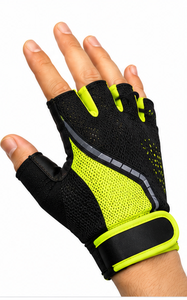Gants de cyclisme légers à demi-doigts, design en maille ventilée pour hommes et femmes, pour la pratique du vélo en plein air, le fitness, la course et le sport, confort optimal - Product Image 5