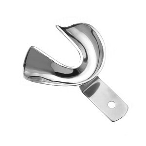 Premium Quality Dental Impression Tray with Edge L5 Perforated Lower Size XS Stainless Steel Reusable Autoclavable Orthodontic - Product Image 2