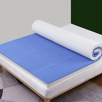 Surmatelas en gel de silicone TPE personnalisable, tailles King et Queen, confortable, souple, pliable, en tissu, pour hôpital et maison