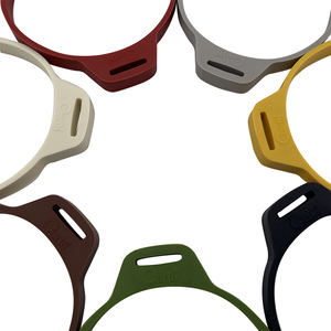 Funda de silicona para contenedor de almacenamiento, soporte para cuchara, Color rojo, desmontable, para Jarware, soporte para alimentos - Product Image 3