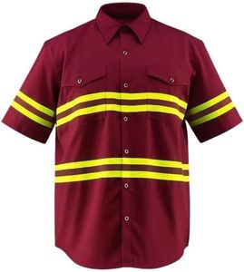 Camisa de Seguridad de Alta Visibilidad Premium para Hombre - Manga Corta - Product Image 5
