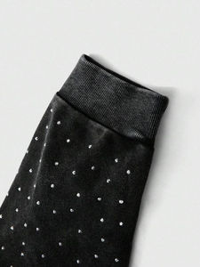 Precio al por mayor: Sudaderas con capucha de alta calidad para hombre con pedrería, tela duradera, estampado brillante, ajuste casual. - Product Image 6