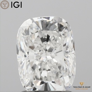 เพชรทรงคุชชั่น CVD ผลิตในห้องปฏิบัติการ สี E ความสะอาด VS2 น้ำหนัก 1.50 กะรัต พร้อมใบรับรอง IGI สำหรับแหวนแต่งงานสุดหรู - Product Image 1