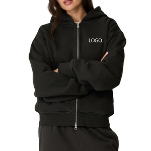 Women Full <b>Zip</b> <b>Hooded</b> Outerwear Designed For Smooth Layering & Daily Comfort High Quality With Adjustable Hood Casual Wear 2026 - Product Image 1
