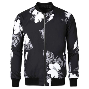 Blouson Bomber Homme Brillant Tendance – Vestes d'Hiver Épaisses et Respirantes à Fermeture Éclair pour Hommes - Product Image 1