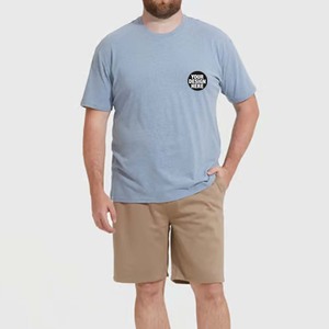 Camiseta Lisa de Algodón Grueso con Logotipo Personalizado, Corte Regular, Alta Calidad, 180GSM 220GSM, Camisetas Lisas para Hombre para Serigrafía - Product Image 1