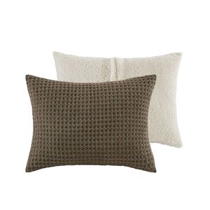 Waffle Knit Chenille <b>Comforter</b> Set for Twin Size <b>Bed</b> Premium Soft and Cozy Bedding - Product Image 4