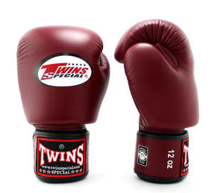 Gants de boxe jumeaux de haute qualité en cuir de vachette véritable, respirants et anti-humidité, prix de gros RTS - Product Image 4