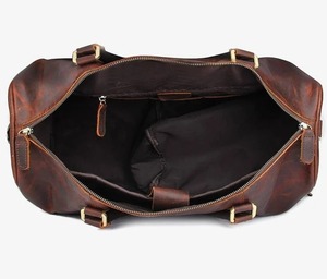 กระเป๋าเดินทางหนังแท้คุณภาพสูง ขนาดใหญ่ น้ำหนักเบา พร้อมซิป พกพาสะดวก - Product Image 3