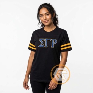 Camiseta Personalizada Sigma Gamma Rho para Mujer, Ropa de Sororidad, Informal, Verano, Algodón Jersey, Ecológica, Anti-UV, Alta Calidad - Product Image 5
