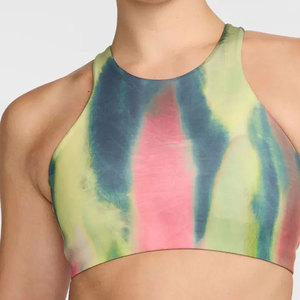 Women's Breathable Sports Bra with Front Zipper & Removable <b>Padded</b> Cups for Yoga & <b>Running</b>-Medium Support - Product Image 1