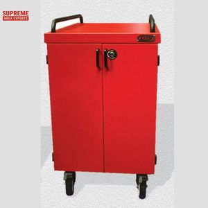 Armoire d'outillage de presse plieuse CNC robuste avec portes verrouillables Chariot de stockage d'outils en acier d'une capacité de 150kg pour atelier industriel - Product Image 4