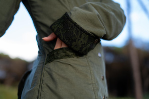 Fleece Lined Pixie Coat with Steampunk Elven Design Featuring Corset Lacing for Warm Stylish Layering in Cooler Weather - Product Image 3