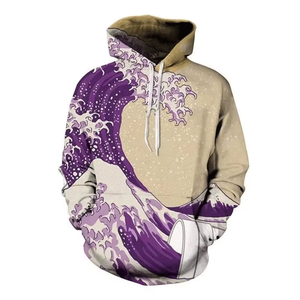 OEM Luxe Lourd Tendance Arrivée de Haute Qualité Premium Personnalisé Nouvelle Mode Imprimé Hiver Hommes Pull À Capuche Avec Kangourou - Product Image 5