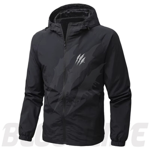 Men's Color Blocking <b>Waterproof</b> Breathable Windproof Puffer <b>Jacket</b> with Zipper Closure Casual Winter Regular Fit Polyester Shell - Product Image 1